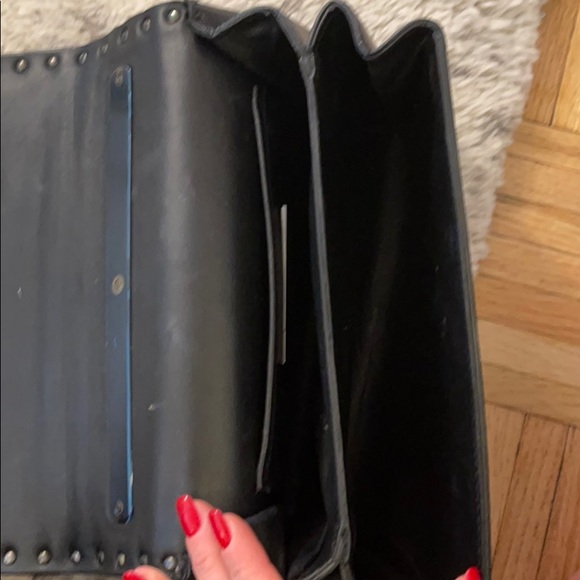 Valentino Va Va Voom rockstud noir black clutch - Picture 8 of 13